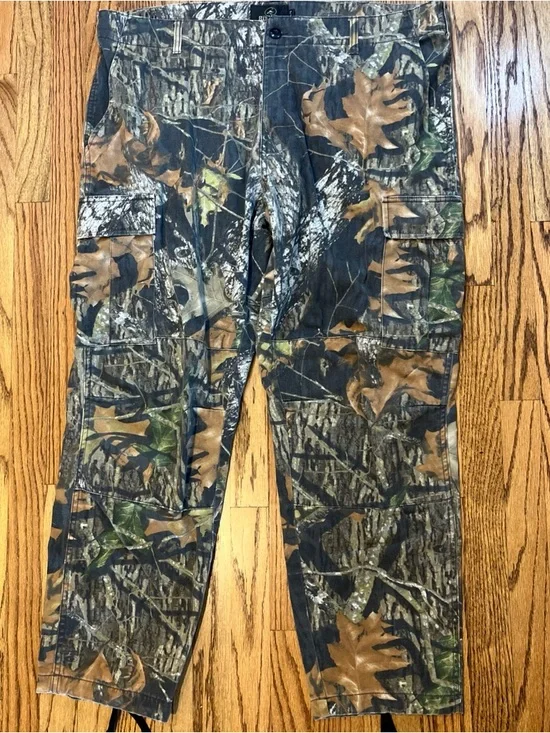RedHead Mossy Oak Obsession Camo Pants Mens XL Hunting Carpenter Cargo 30" - Picture 10 of 11